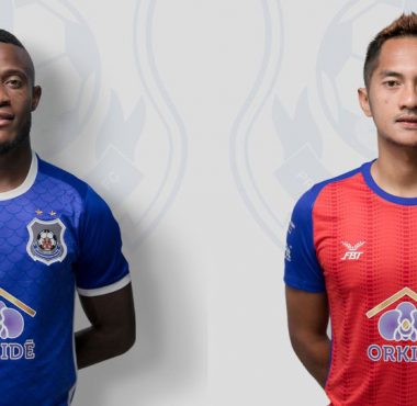 pkr svay rieng fc home and away shirts